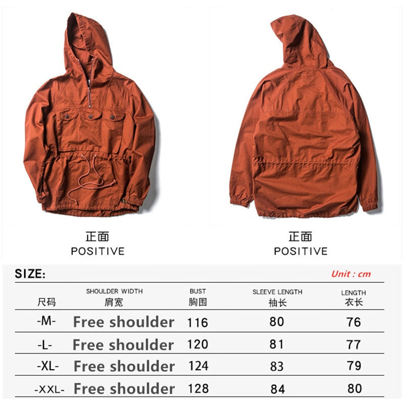 Wash Multi Pocket Tooling Hoodie Coat Outdoor Trekking Hiking Combat Sport jacket