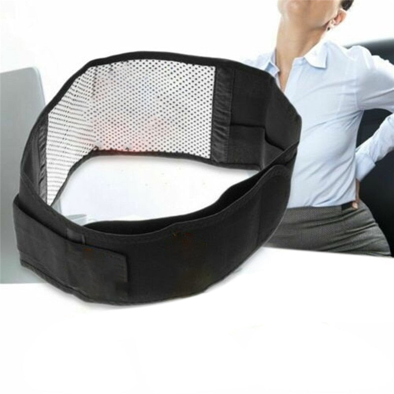 Adjustable Waist Belt Tourmaline Self Heating Magnetic Therapy Waist Support Lumbar