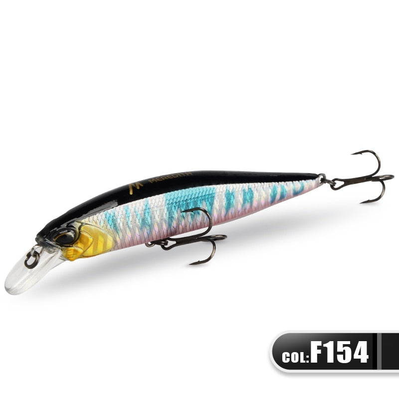 JERK MINNOW 100F 14g  Floating Wobbler Fishing Lure 24Color Minnow Lure Hard Bait