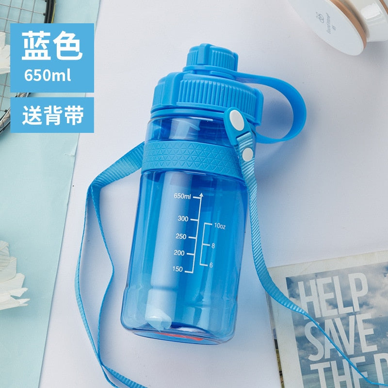 1L 2L 3L Large Capacity Sports Water Bottles Portable Plastic Outdoor Camping PicniC