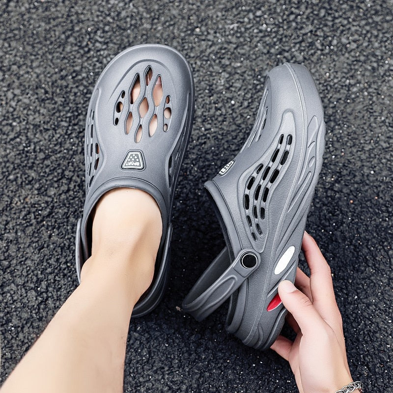 2021New MenWomenWaterproof Sandals Summer Hole Shoes EVA Material Shoes Beach