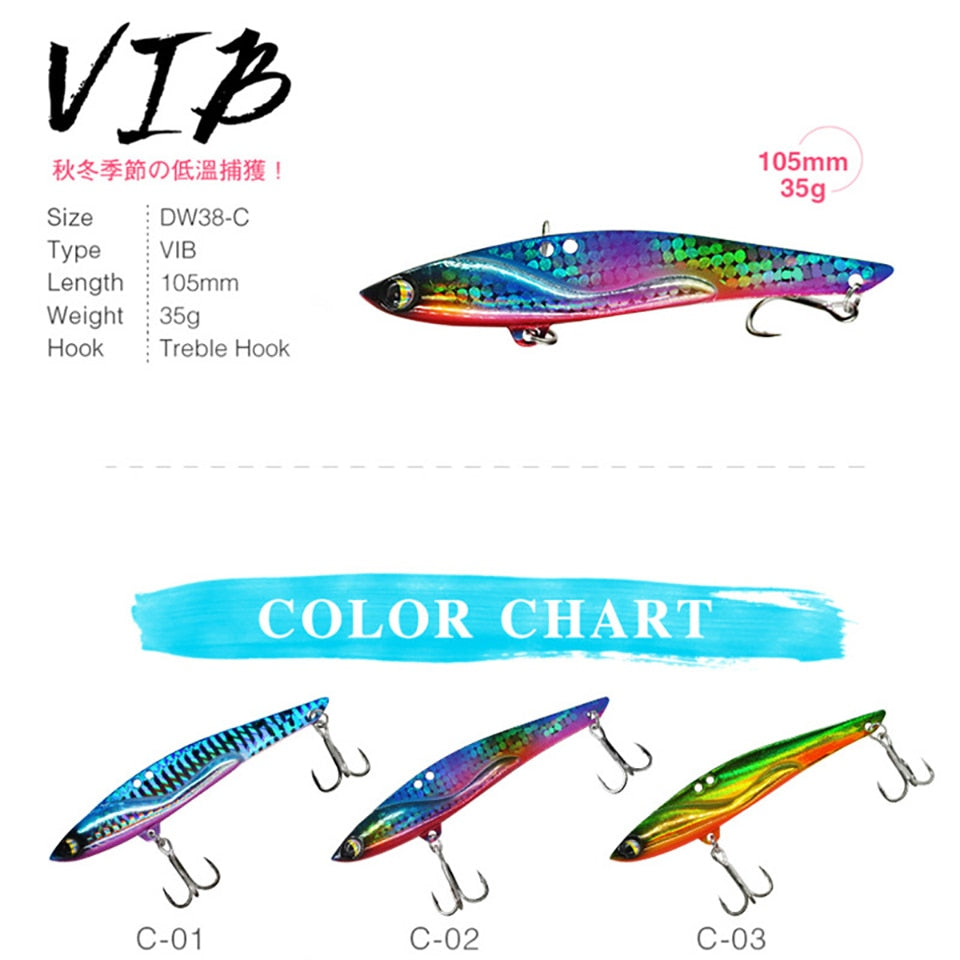 1Pcs Metal VIB FIshing Lure Vibration 3D Eyes Pesca Crank Lures Winter Sinking Hard Bait