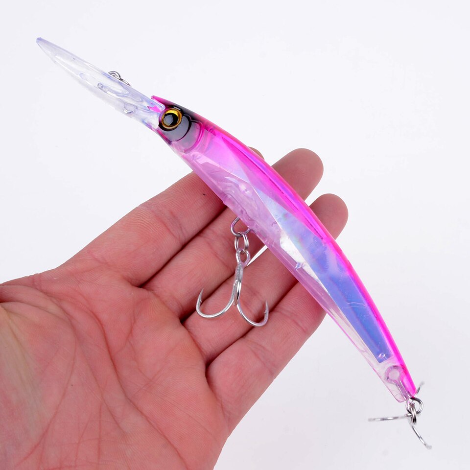 Wobbler Fishing Lure Big Crankbait Minnow Peche Bass Trolling Artificial Bait Pike Carp