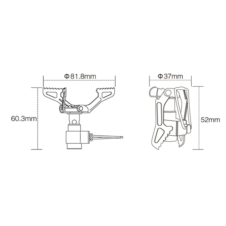 Stove BRS3000 Camping Gas Cooker Mini burner Hiking Accessories Tourist Equipment