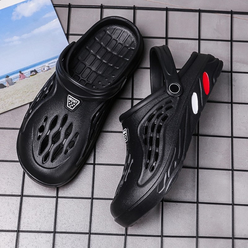 2021New MenWomenWaterproof Sandals Summer Hole Shoes EVA Material Shoes Beach