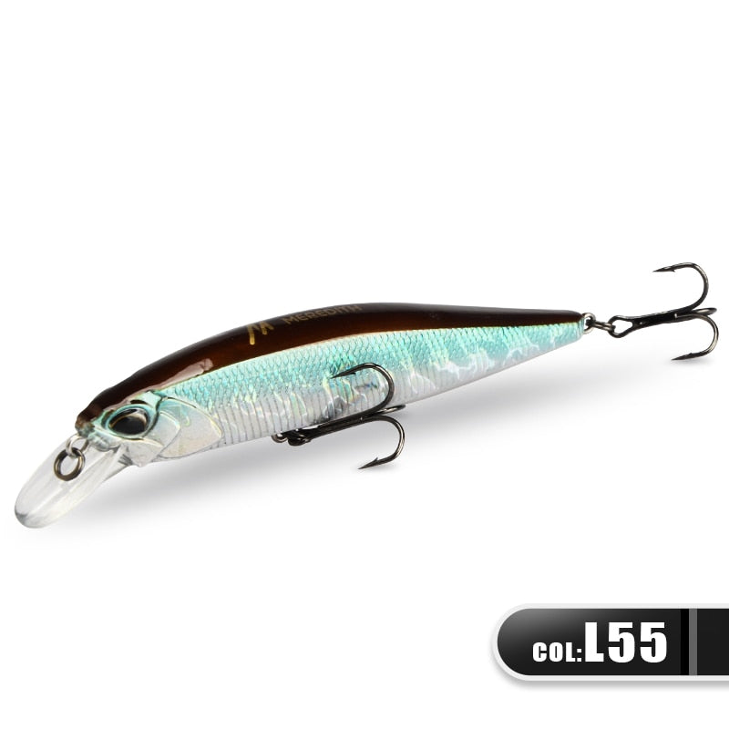 JERK MINNOW 100F 14g  Floating Wobbler Fishing Lure 24Color Minnow Lure Hard Bait