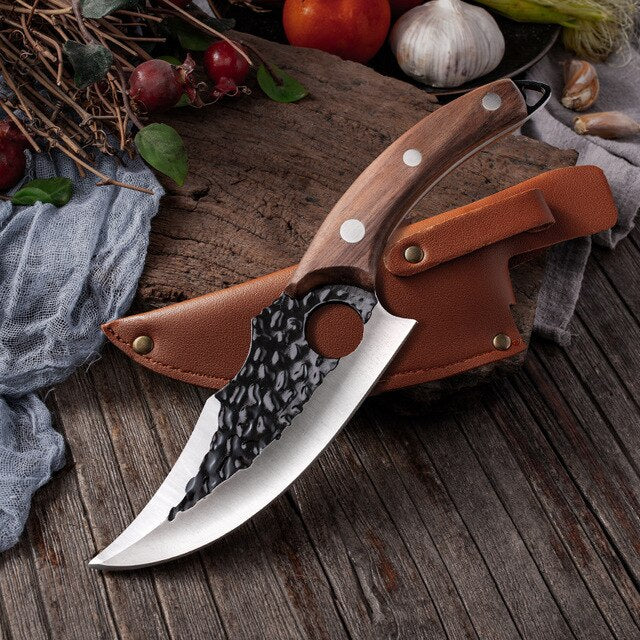 Butcher Fish Knife Handmade Forged Boning Knife Serbian Chef Knife Stainless Steel