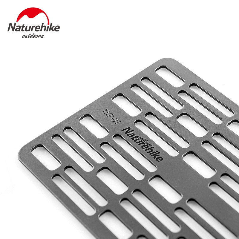 Naturehike Titanium Grill Net Charcoal Barbecue Plate For Outdoor BBQ Camping hiking