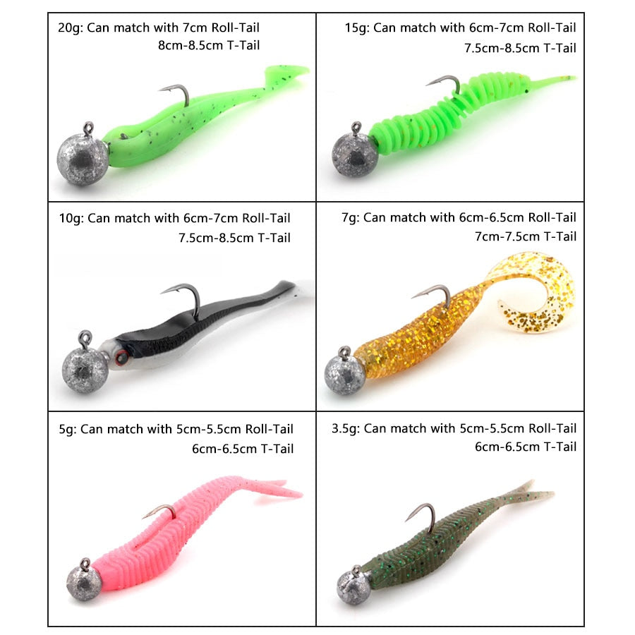 JYJ 1g 2g 3g 4g 5g 10g 20g 22g 25g 28g crank Jig head hook fishing hook head Jig