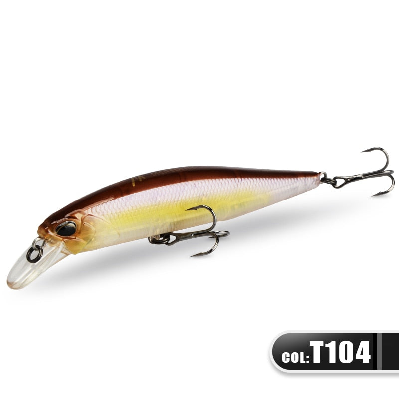 JERK MINNOW 100F 14g  Floating Wobbler Fishing Lure 24Color Minnow Lure Hard Bait