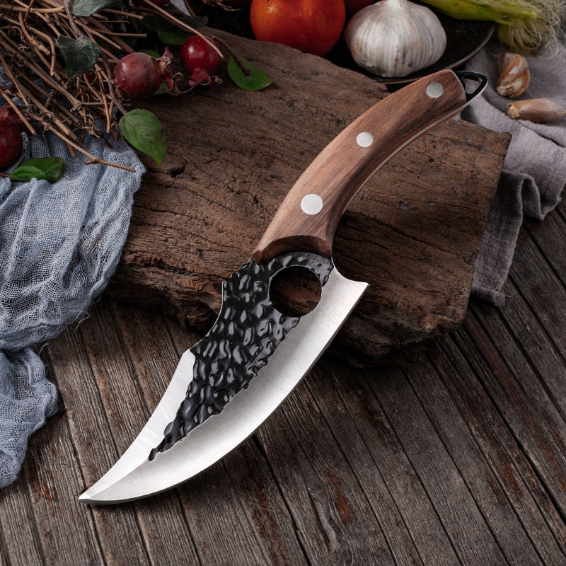 6&#39;&#39; Meat Cleaver Butcher Knife Stainless Steel Hand Forged Boning Knife