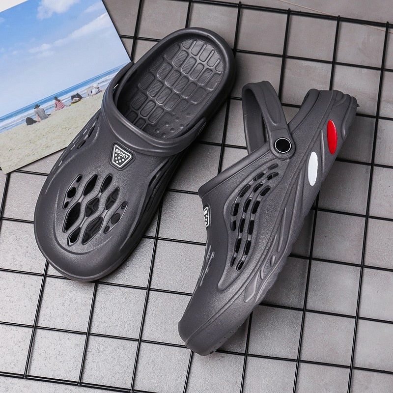 2021New MenWomenWaterproof Sandals Summer Hole Shoes EVA Material Shoes Beach