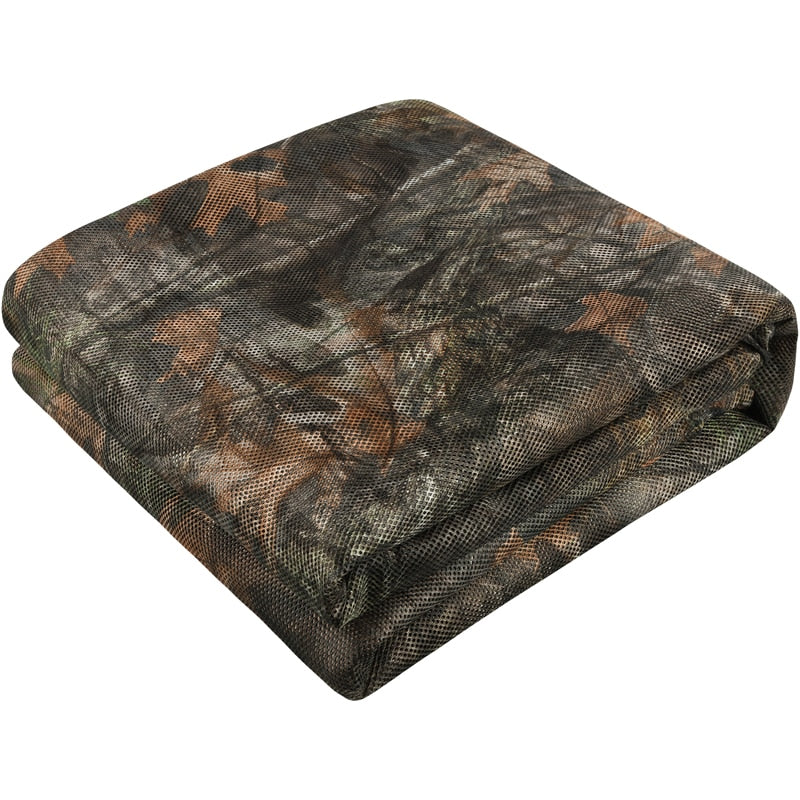 LOOGU 300D Durable Soundless Camo Netting Cover for Hunting Duck Blind Outdoor
