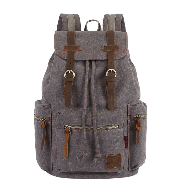 vintage canvas Backpacks Men And Women Bags Travel Students Casual For Hiking