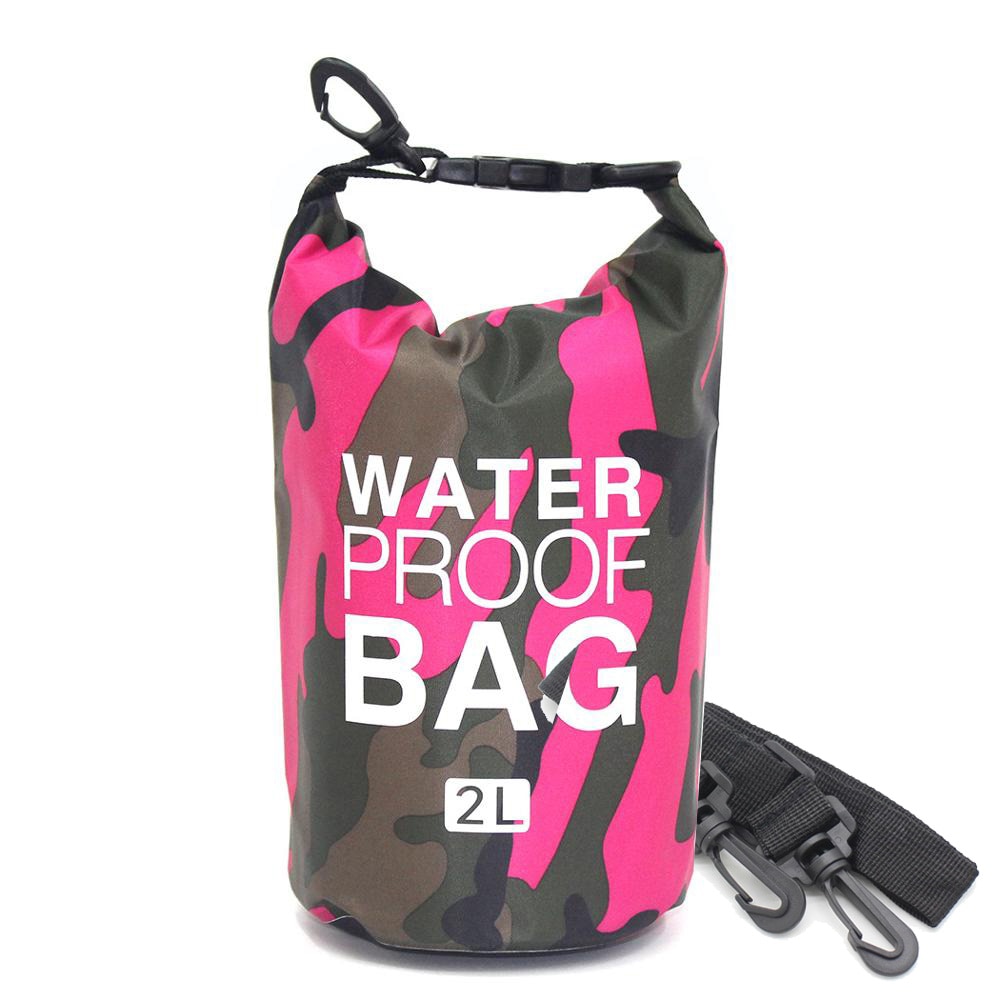 Outdoor Camouflage Waterproof Portable Rafting Diving Dry Bag Sack PVC Coated