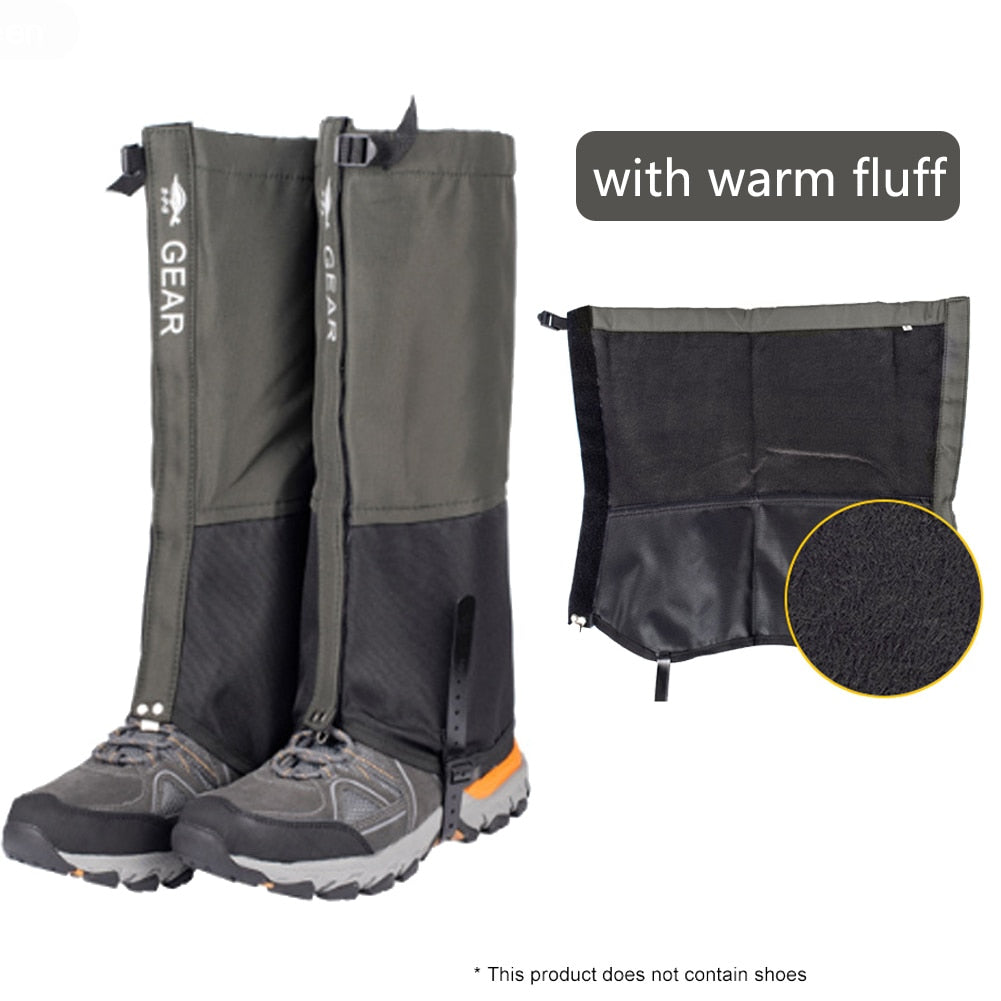 Outdoor Travel Leg Warmers Hiking Leg Gaiter Waterproof Legging Shoes Hunt Climbing