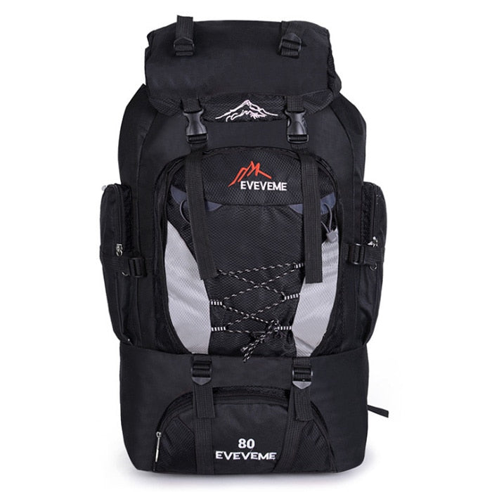 80L Big Hiking Mountaineering Backpack Climbing Hiking Backpack Camping Equipment
