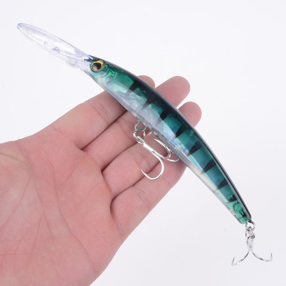 Wobbler Fishing Lure Big Crankbait Minnow Peche Bass Trolling Artificial Bait Pike Carp