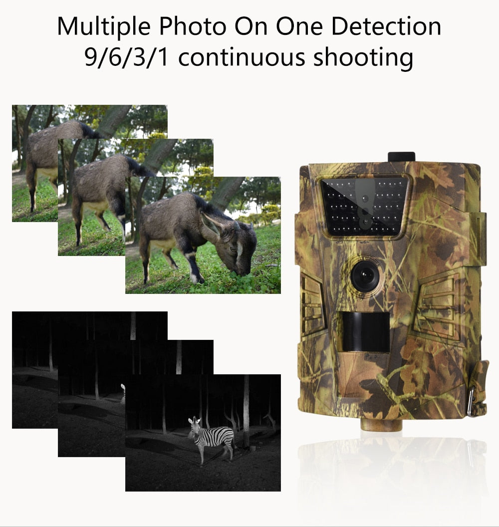 4pcs/LOT Wireless Wildlife Trail Basic  Hunting Camera  Night Vision Wild Surveillance