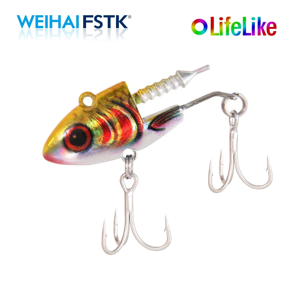 Sea Bass Swimbait 16g 22g 28g soft lure jig bait bass shad pike fishing Jig Head Hook