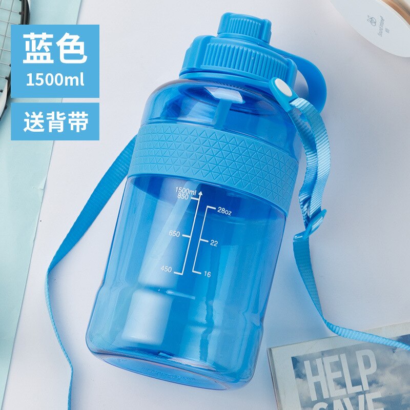 1L 2L 3L Large Capacity Sports Water Bottles Portable Plastic Outdoor Camping PicniC