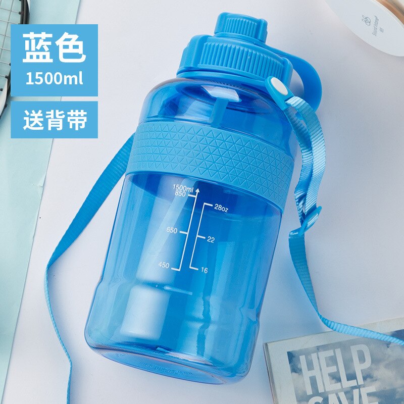 Large Capacity Sports Water Bottles Portable Plastic Outdoor Camping Picnic Bicycle Cycling