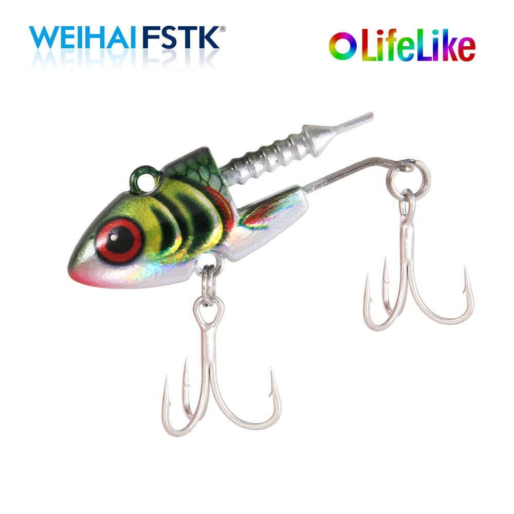 Sea Bass Swimbait 16g 22g 28g soft lure jig bait bass shad pike fishing Jig Head Hook