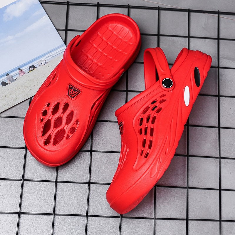 2021New MenWomenWaterproof Sandals Summer Hole Shoes EVA Material Shoes Beach