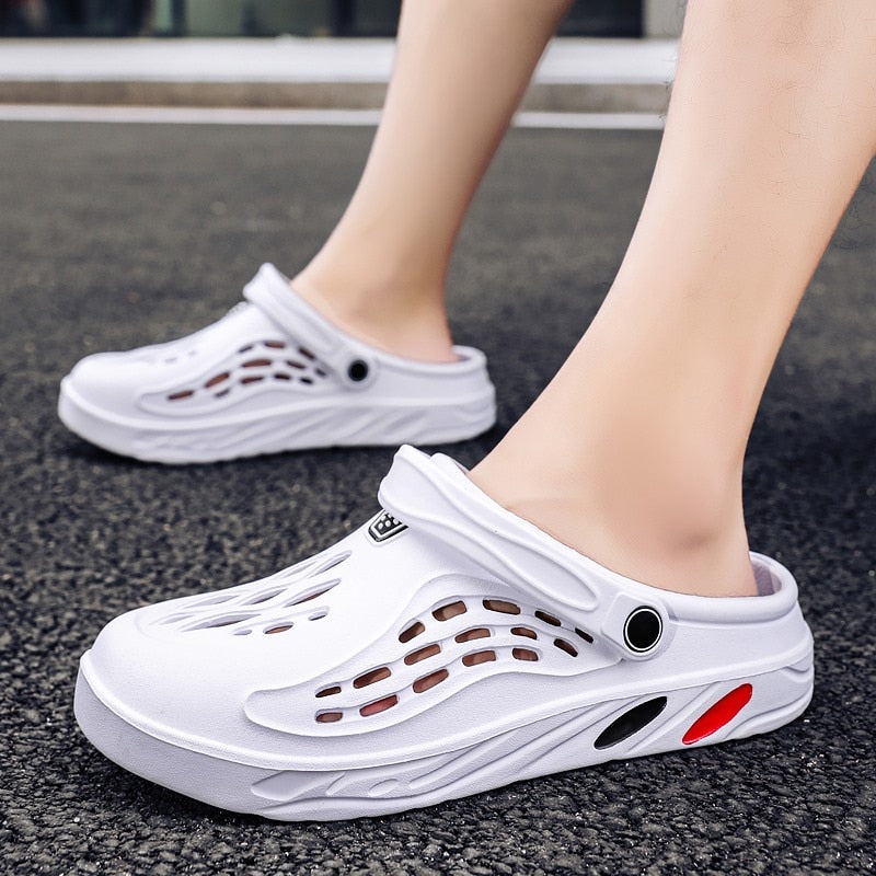 2021New MenWomenWaterproof Sandals Summer Hole Shoes EVA Material Shoes Beach