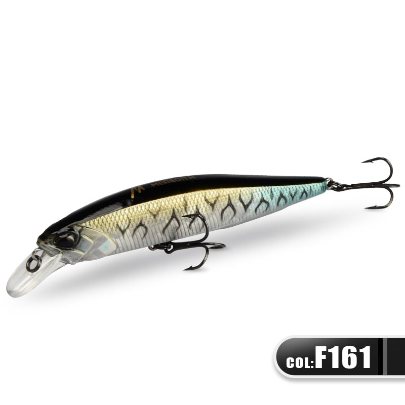 JERK MINNOW 100F 14g  Floating Wobbler Fishing Lure 24Color Minnow Lure Hard Bait