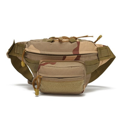 Outdoor Military Tactical Waist Pack Shoulder Bag Molle Camping Hiking Pouch Climbing