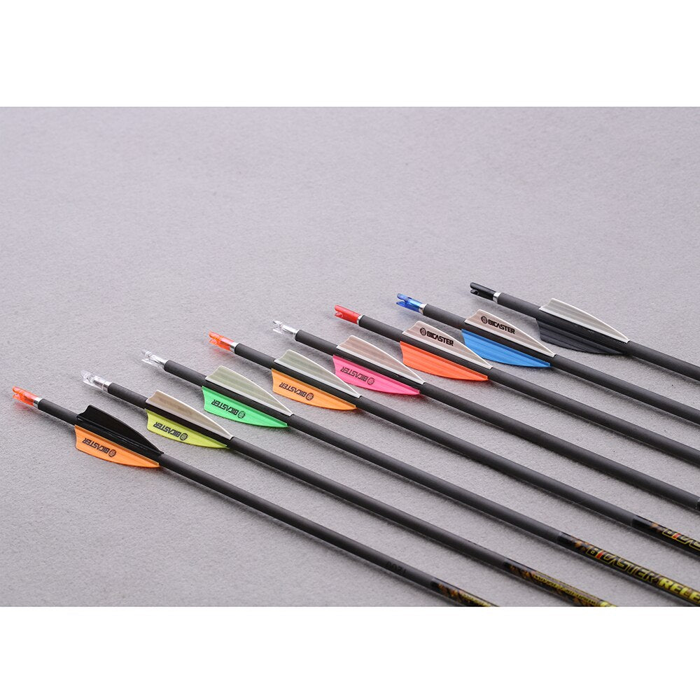 50pcs Archery Arrow Plastic Fletch 1.75&quot; Vanes Flectchings 8 Colors for Choice