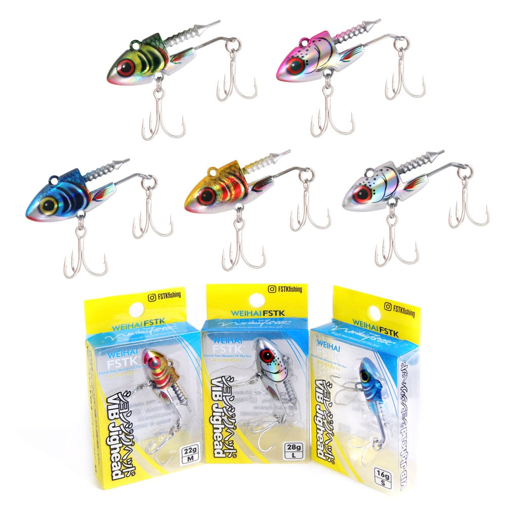 Sea Bass Swimbait 16g 22g 28g soft lure jig bait bass shad pike fishing Jig Head Hook