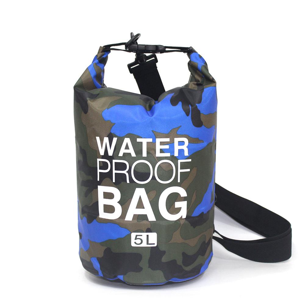 Waterproof Portable Rafting Diving Dry Bag Sack PVC Coated Swimming Bags for River Trekking
