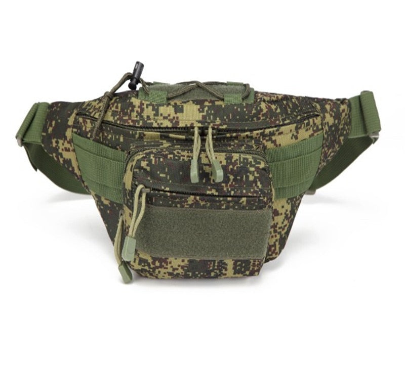 Outdoor Military Tactical Waist Pack Shoulder Bag Molle Camping Hiking Pouch Climbing