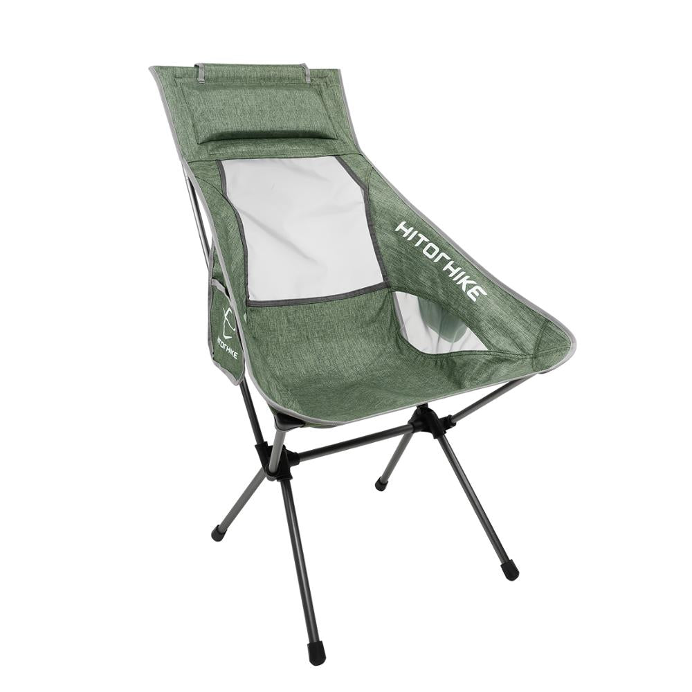 Portable Moon Chair Lightweight Fishing Camping Barbecue Foldable Extended Hiking Seat Garden