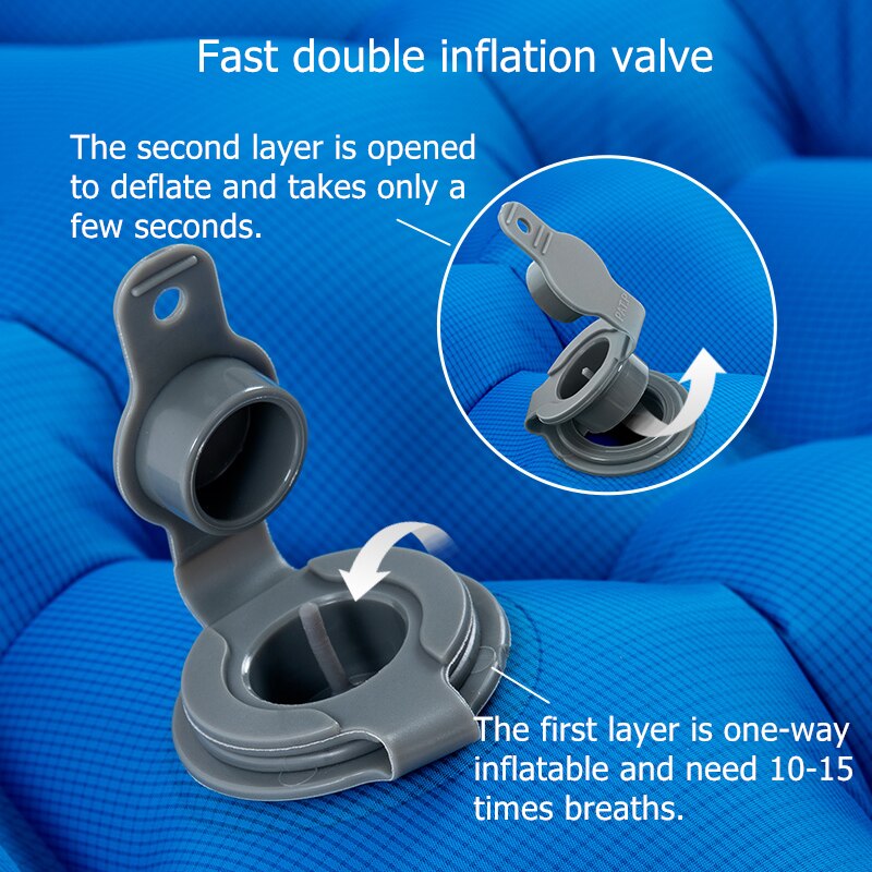 Mattress Ultralight Waterproof Compact Air Mat Single Sleeping Pad Travel Folding Bed Portable