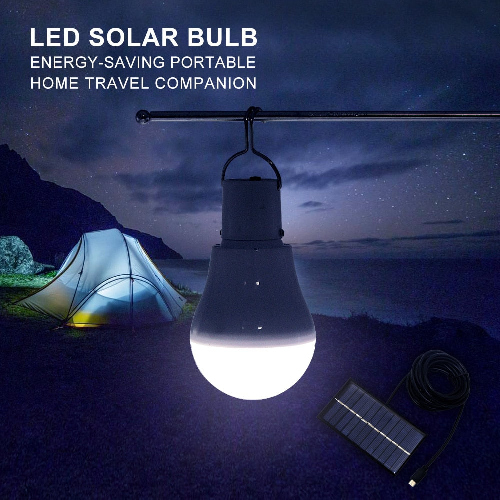 ANBLUB Portable LED Solar Lamp Charged Solar Energy Light Panel Powered Emergency