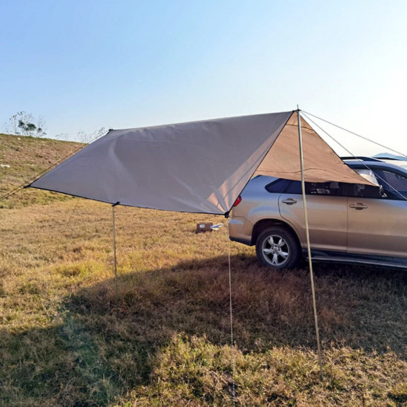 Awning Waterproof Portable Outdoor Camping Tent Car Shade Sunshade Garden Beach