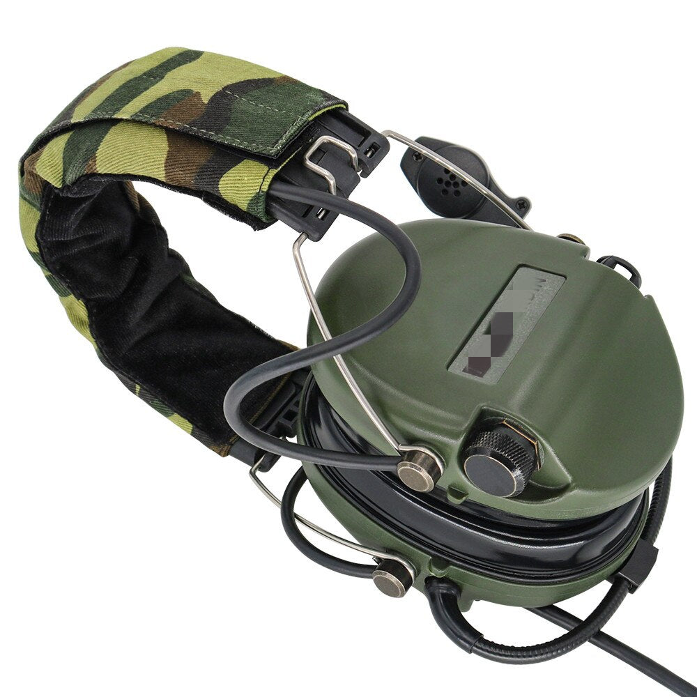 Anti-Noise Headset Airsoft Military Reduction Headset Shooting Tactical Earmuf FG