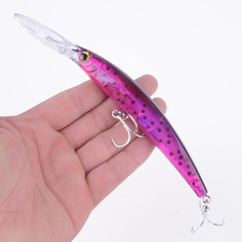 Wobbler Fishing Lure Big Crankbait Minnow Peche Bass Trolling Artificial Bait Pike Carp