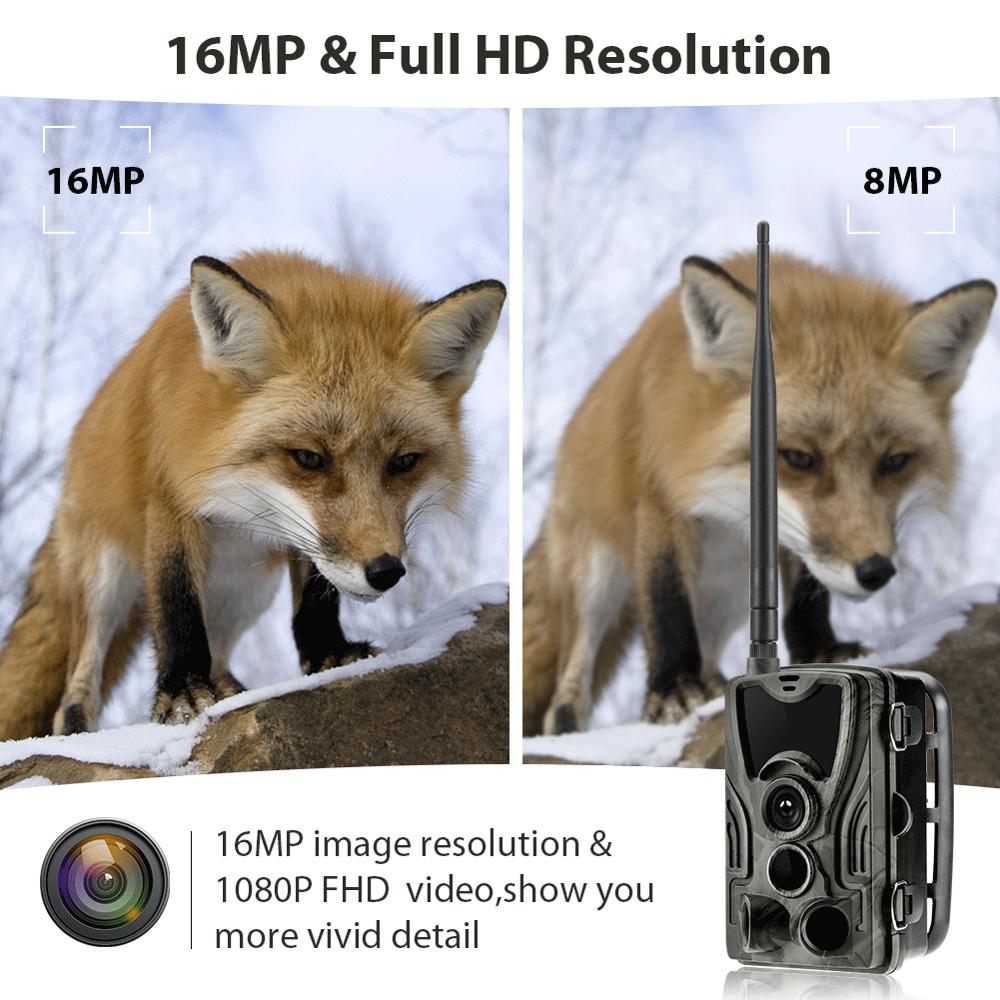 4G Hunting Trail Camera SMTP MMS SMS 20MP 1080P  Wireless Cellular Wildlife Cameras