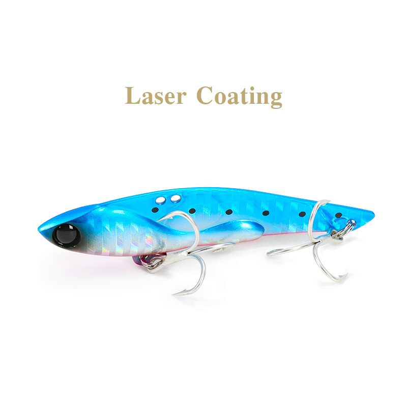 TSURINOYA DW38-B Metal VIB Fishing Lure 75mm 23g Bass Artificial Hard Bait Vivid Vibrations