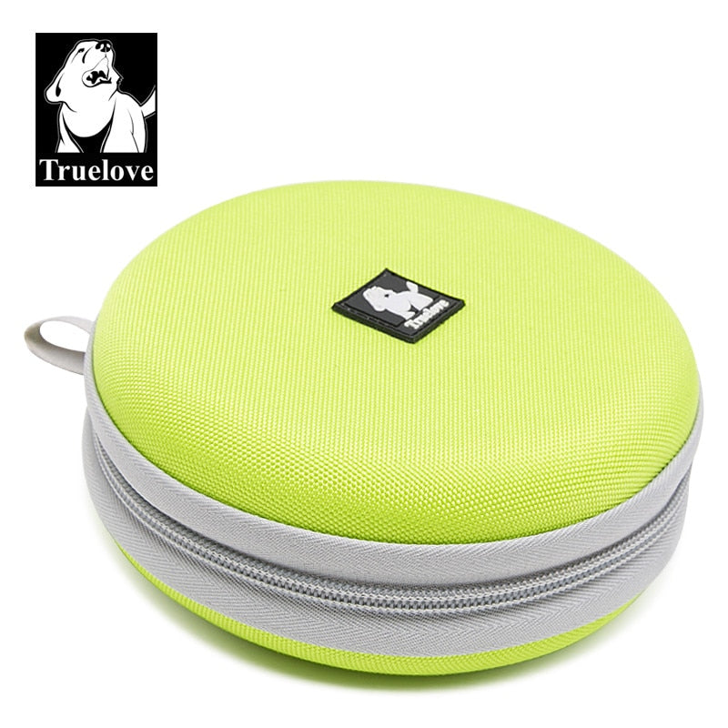 Truelove Collapsible 2 Way Use Dog Bowl Double for Food Mat Travel Waterproof Foldable