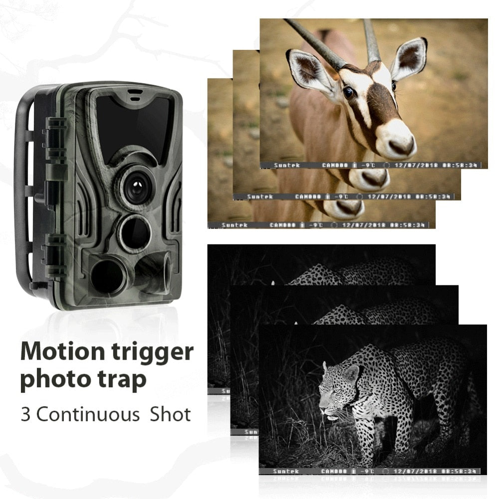 Hunting Camera Trail Cameras 20MP 1080P  Night Vision Photo Trap  HC801A Wireless