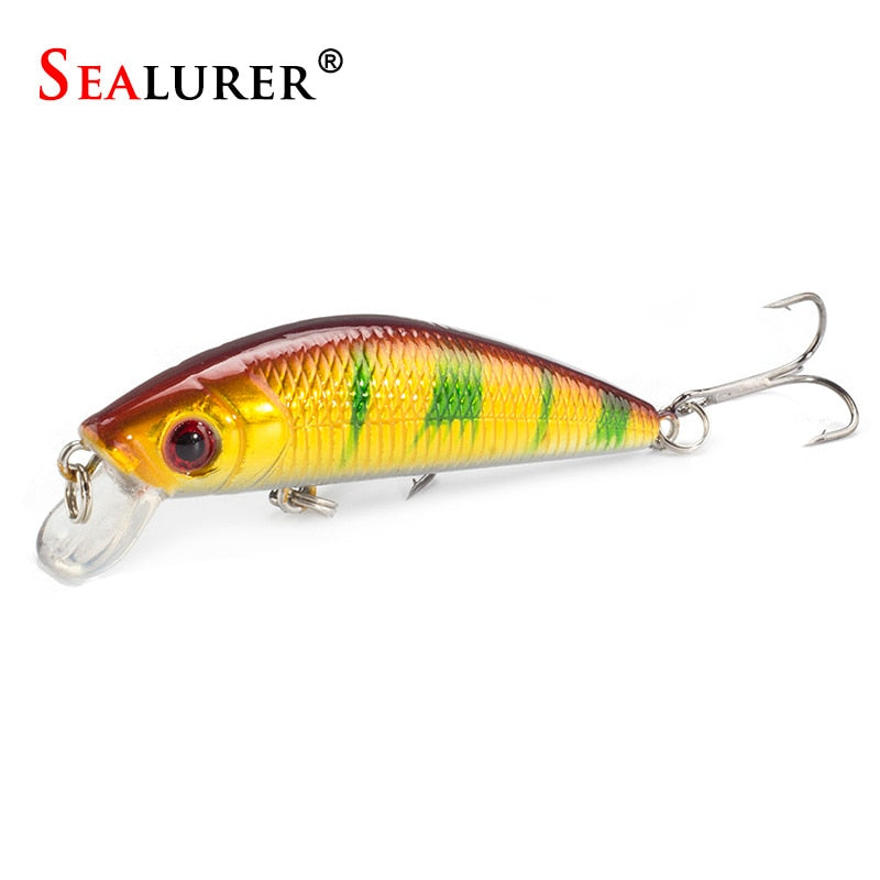 1PCS  Fishing Lure Minnow Crankbait Hard Bait Tight Wobble Slow sinking Jerkbait