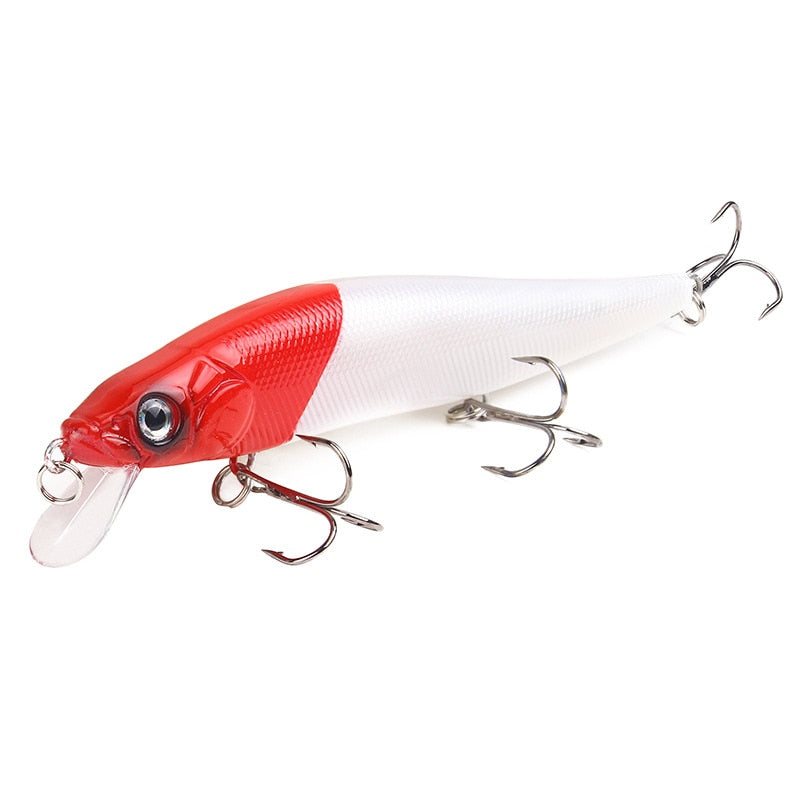 Minnow Fishing Lures Wobbler Hard Baits Crankbaits ABS Artificial Lure For Bass Pike