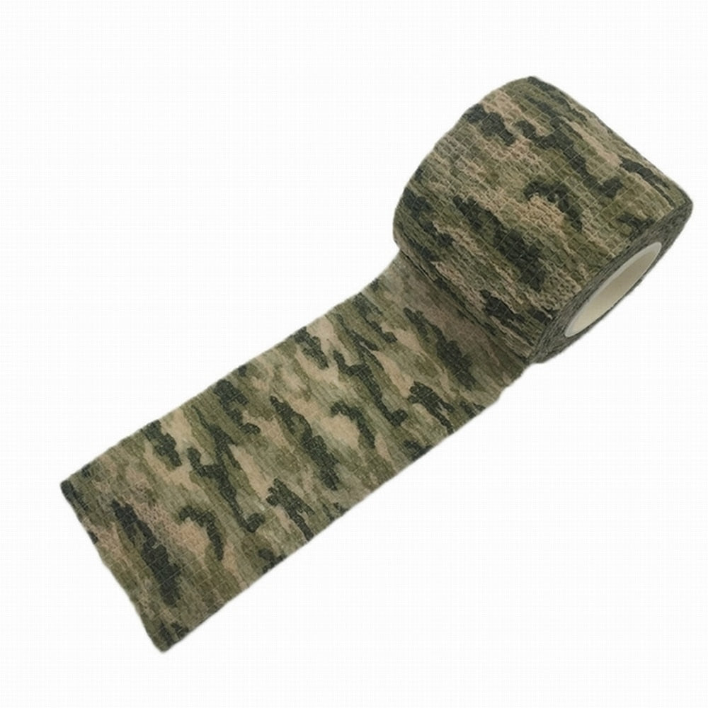 Tactical Camo Tape 5cm*4.5M Self-Adhesive Camouflage Tape Outdoor Hunting Shooting