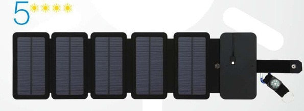 Sun Folding 10W Solar Cells Charger 5V 2.1A USB Output Devices Portable Solar Panels