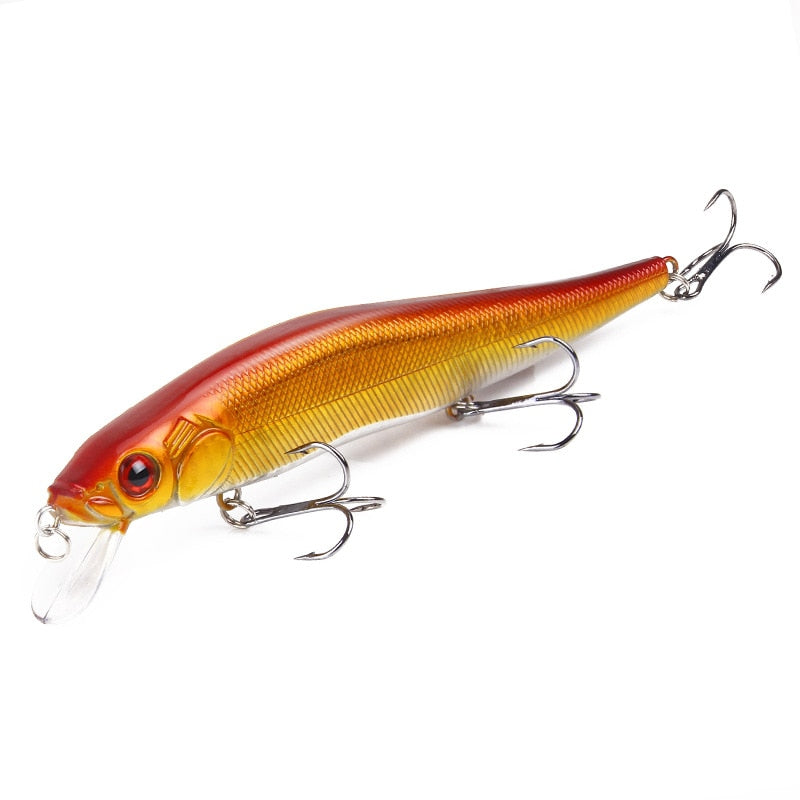 Minnow Fishing Lures Wobbler Hard Baits Crankbaits ABS Artificial Lure For Bass Pike